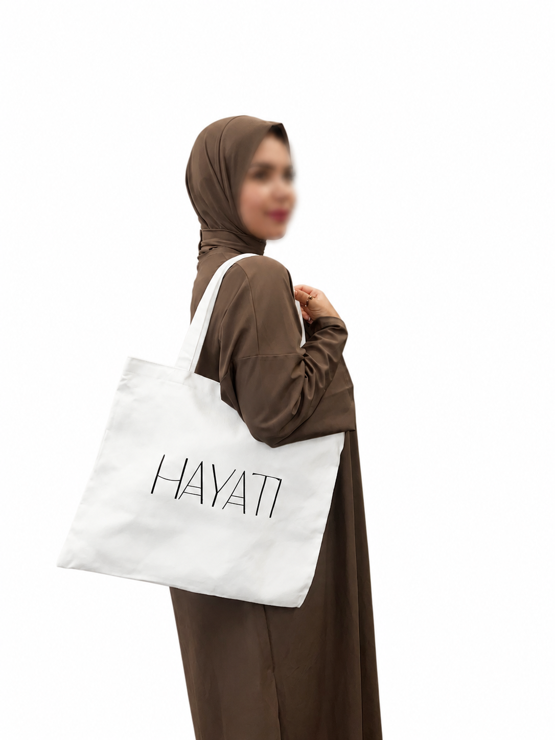 HAYATI 3-Piece Burkini Mocca with instant hijab - Quick-drying